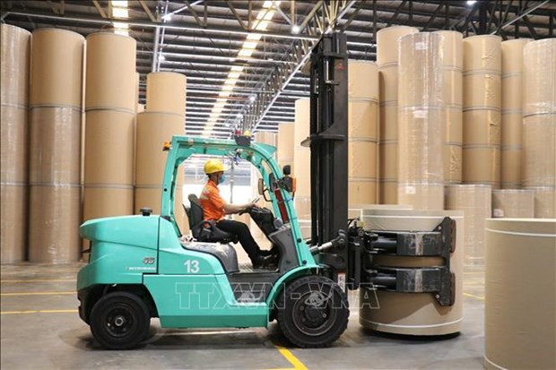 设在平阳省3号美富工业园区的泰国SCG集团下属KRAFT VINA纸质有限公司。图自越通社 平阳省吸引外资达近4亿美元 ảnh 1