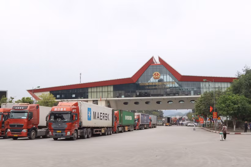 谅山省为口岸物流人力资源难题寻找解决方案。图自越通社