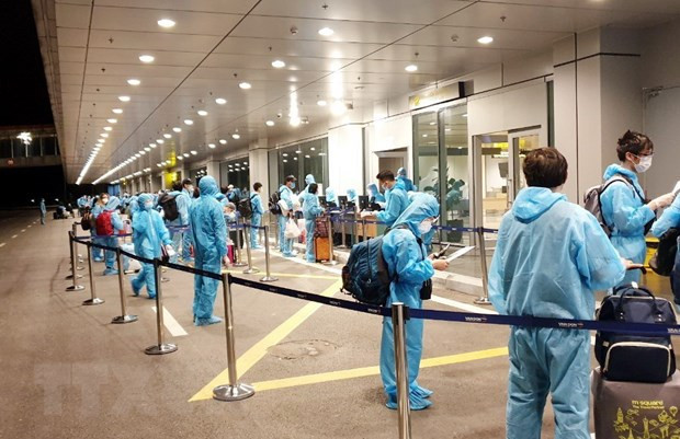 在澳大利亚和新西兰的近350名越南公民安全回国
