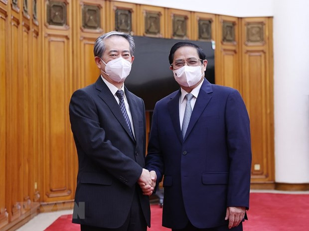 政府总理范明政会见越南驻中国大使熊波