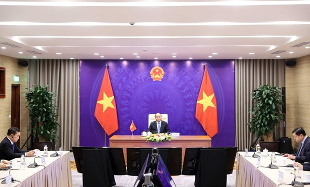 越老柬三国领导人举行视频会谈