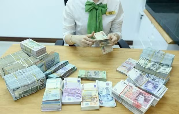 18日上午越盾对美元汇率中间价下调10越盾 