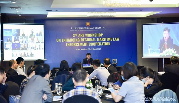 东盟地区论坛关于加强海上执法合作的第3次研讨会以线上线下形式举行