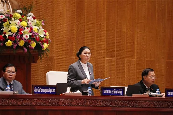 老挝第九届国会第一次会议在万象开幕