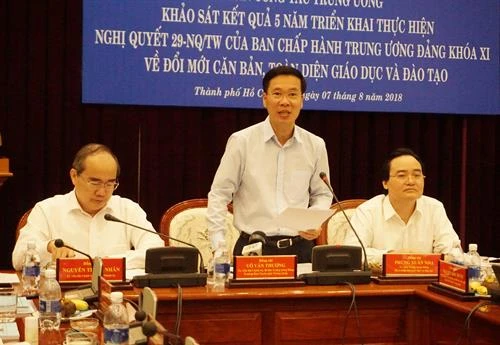 胡志明市力争发展成为地区优质教育培训中心