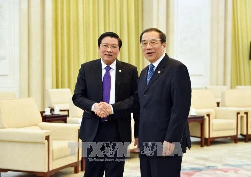 越南共产党代表团对中国进行工作访问