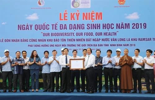 宁平省云龙湿地自然保护区成为越南第九个拉姆萨尔湿地