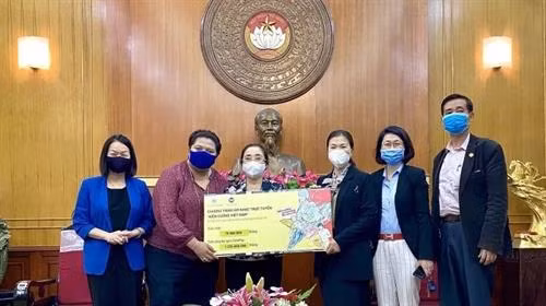 “坚强越南”活动为新冠肺炎疫情防控工作捐赠13亿越盾