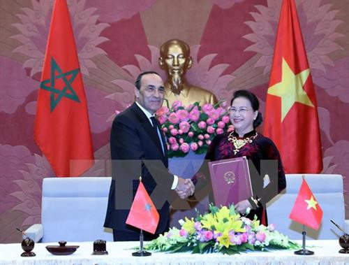 摩洛哥众议院议长哈比博·马勒克结束对越南的正式访问