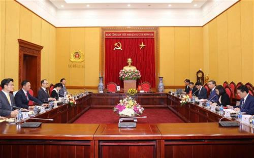 越南与韩国加强合作防范打击跨国犯罪