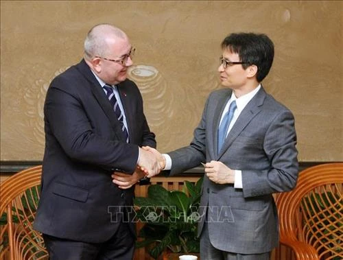 政府副总理武德儋会见比利时驻越大使保罗·詹森