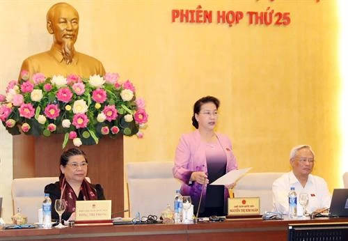越南第十四届国会常务委员会第二十五次会议闭幕