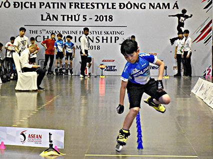 2018年第五届东南亚自由式轮滑锦标赛落下帷幕