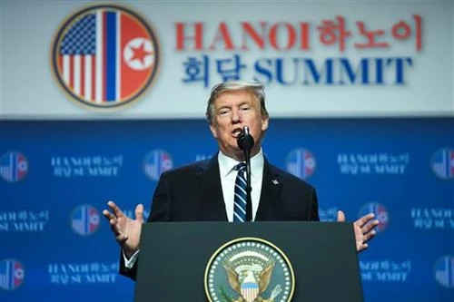 美朝领导人第二次会晤：制裁问题成为两国领导未达成协议的原因