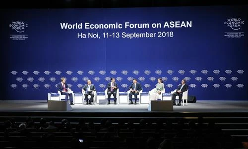 WEF ASEAN 2018: 政府总理阮春福出席“湄公地区新愿景”讨论会
