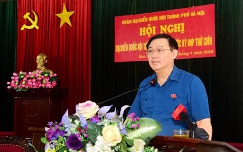 河内市国会代表团与丹凤县选民面对面交流