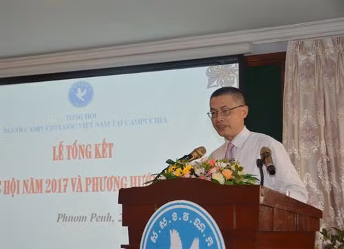 越裔柬埔寨人总会为加深两国和两个民族的友谊贡献智慧和力量