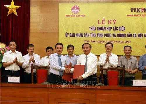 越通社与永福省人民委员会签署信息宣传合作协议