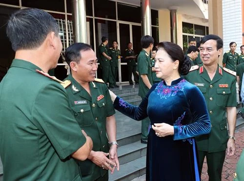 越南国会主席阮氏金银出席国防学院2018-2019学期开学典礼