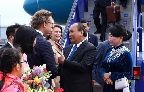 越南政府总理阮春福开始对瑞典王国进行正式访问