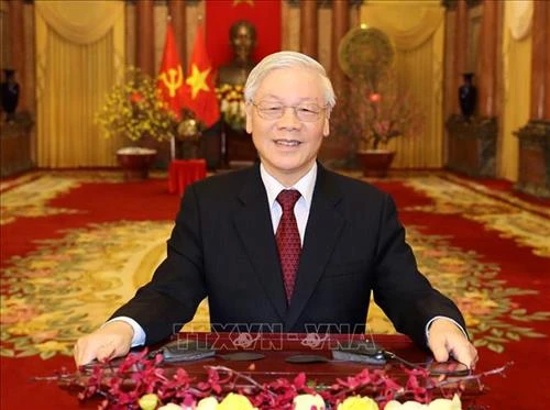 越共中央总书记、国家主席阮富仲发表2020年庚子新春贺词