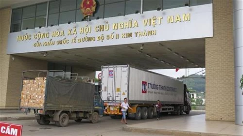 老街口岸积极化解通关难题 火龙果运输车辆堵塞问题得到解决