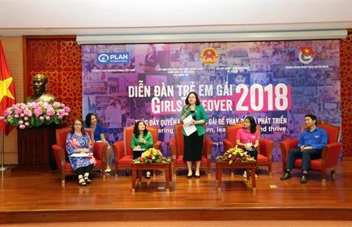 题为“促进女童权力 实现改变与发展”的2018年女童论坛举行
