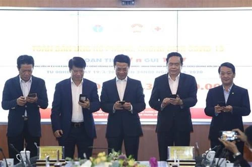 越南启动1407短信募捐活动 为新冠肺炎疫情防控工作捐款