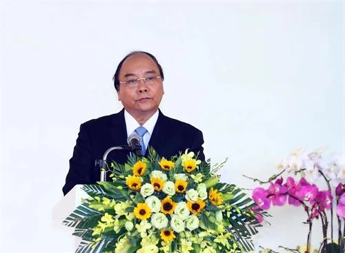 阮春福出席广南省各重要工程动工仪式
