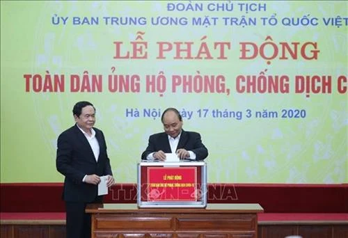 阮春福：进一步携手抗击新冠肺炎