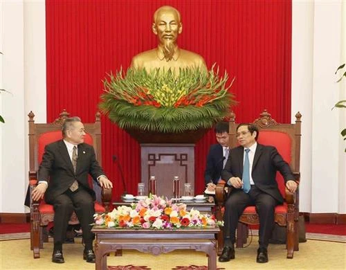 日本共产党代表团对越南进行工作访问