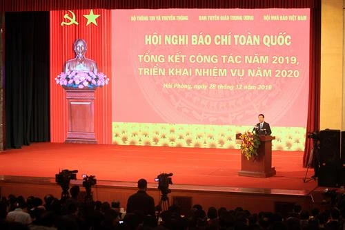 2019年全国新闻宣传工作总结暨2020年工作任务部署会议在海防市举行