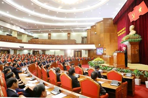 越共十二届六中全会闭幕会新闻公报
