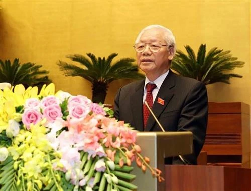 越共中央总书记、国家主席阮富仲在宣誓就职后畅谈肺腑之言