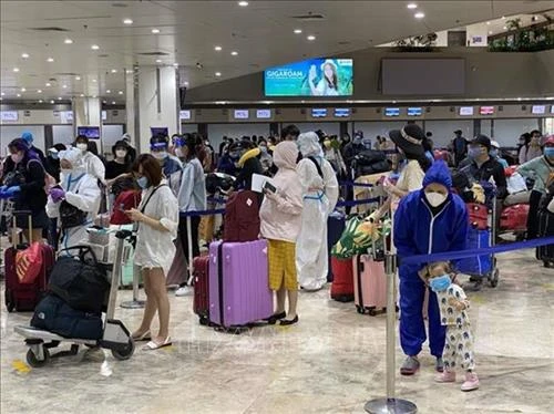 在菲律宾越南公民安全回国