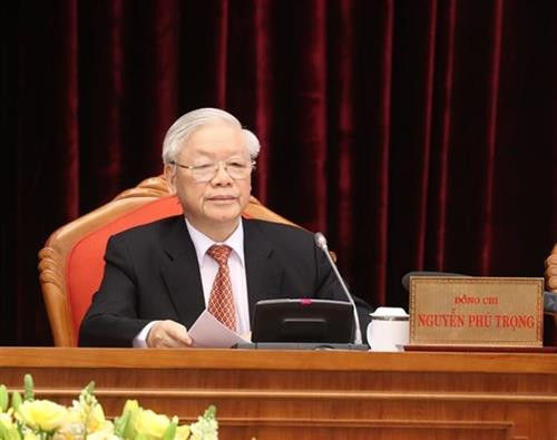阮富仲：越共第十三届中央委员会要做到团结紧张、严肃活泼，确保全党统一意志、统一行动、步调一致向前进