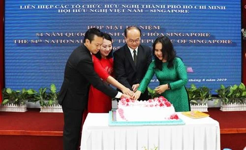 胡志明市愿与新加坡促进友好合作关系