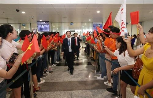 越南代表团在第45届世界技能大赛中载誉归来