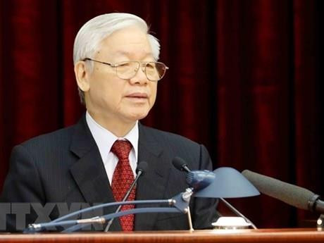 越共十二届八中全会：阮富仲总书记被提名为国家主席人选