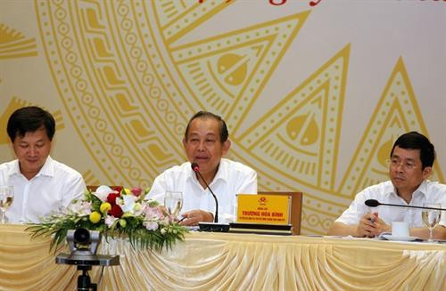 越南政府副总理张和平：坚决与敲诈勒索、贪污受贿等腐败现象作斗争