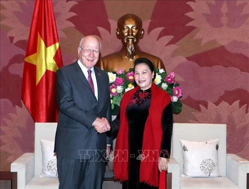 国会主席阮氏金银会见美国参议员代表团