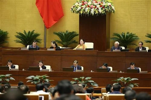越南第十四届国会第八次会议开始讨论经济社会问题
