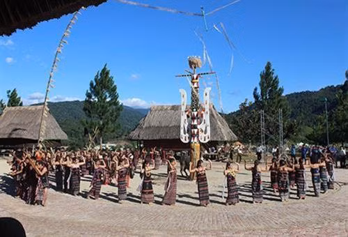 广南省西江县戈都族人的结义宣誓仪式