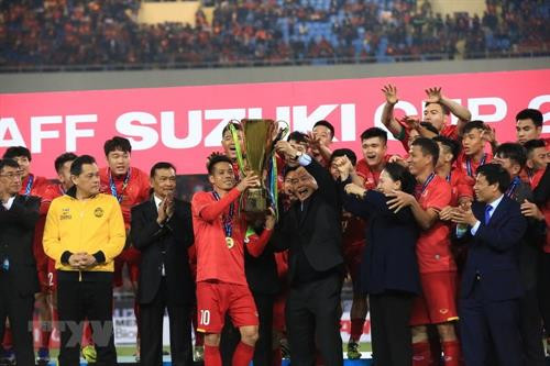 AFF Suzuki Cup 2018:国际媒体密集报道越南国足的胜利