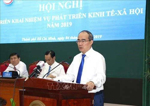 胡志明市市委书记阮善仁：2019年或将成为胡志明市行政改革突破之年