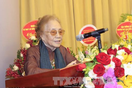 前国家副主席阮氏萍。（图片来源：越通社）