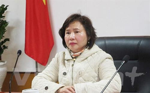 工贸部副部长胡氏金钗。（图片来源：越通社）