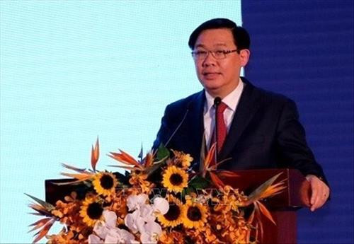 政府副总理王廷惠发表讲话。图自越通社