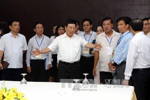 范明平对APEC会议筹备工作进行指导。（图片来源：越通社）