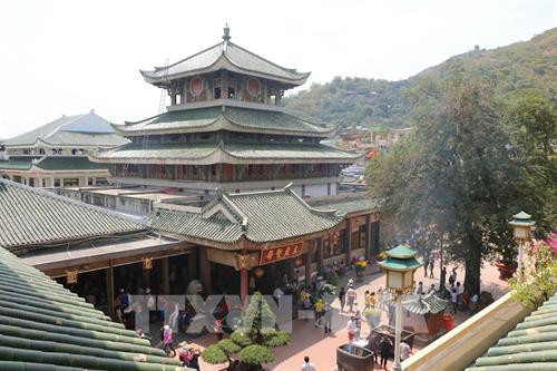 安江省参山(núi Sam)国家旅游区开始重新开门迎客。图自越通社 安江省参山(núi Sam)国家旅游区开始重新开门迎客。图自越通社